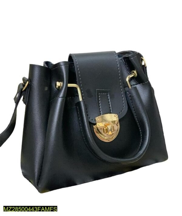 WOMEN REXENE PLAIN HANDBAG - Image 4