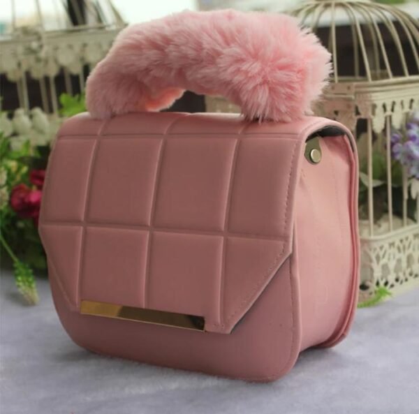 Plain PU Leather Bag with Compact Dimensions - Image 4